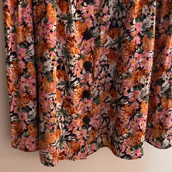 NWT, Vintage Floral Dress - Picture 3 of 5